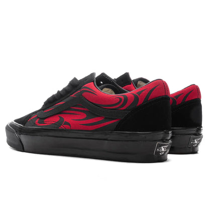 Premium Old Skool Y2K Flame Black Red