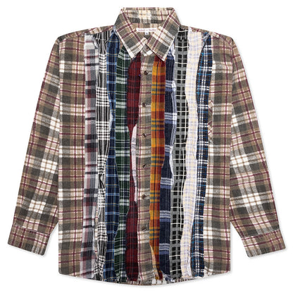 Ribbon Flannel Shirt Assorted
