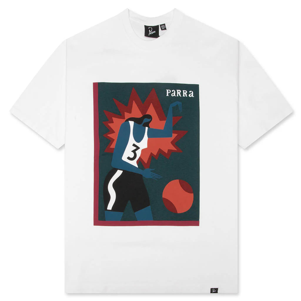 Baseketball T Shirt White