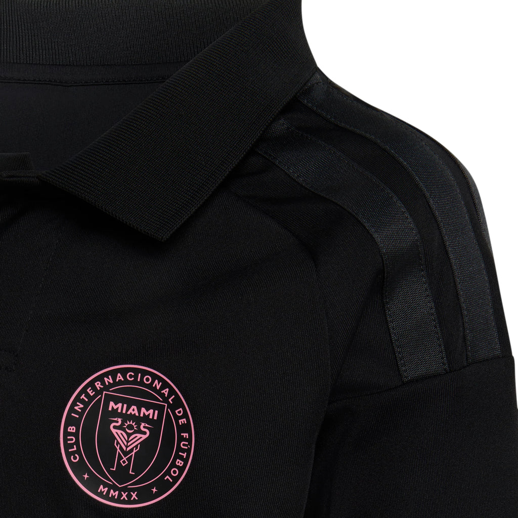 adidas Inter Miami CF Away Youth Soccer Mini Kit 26 27 Black Pink
