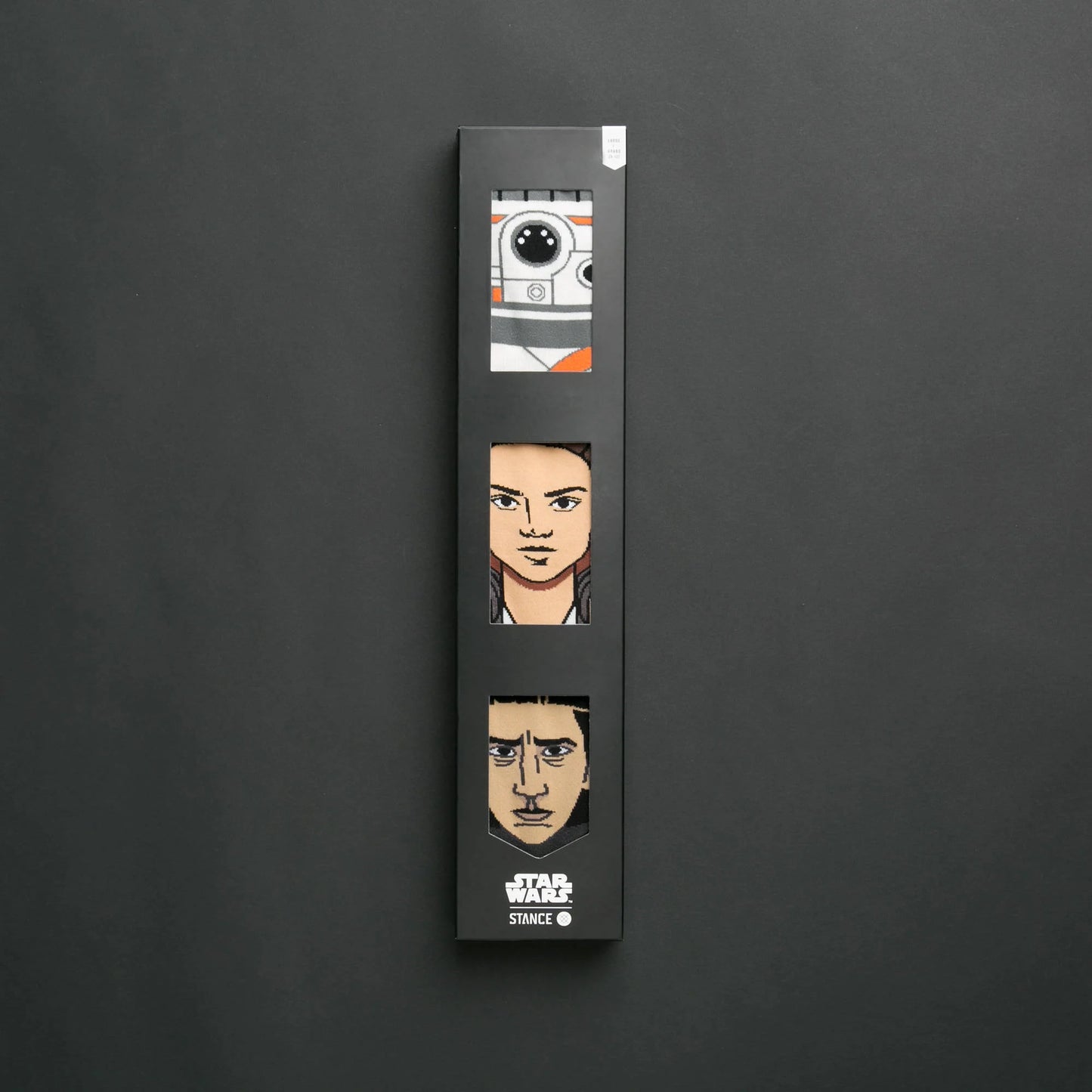 Star Wars the Force Awakens 3 Pack Socks Black