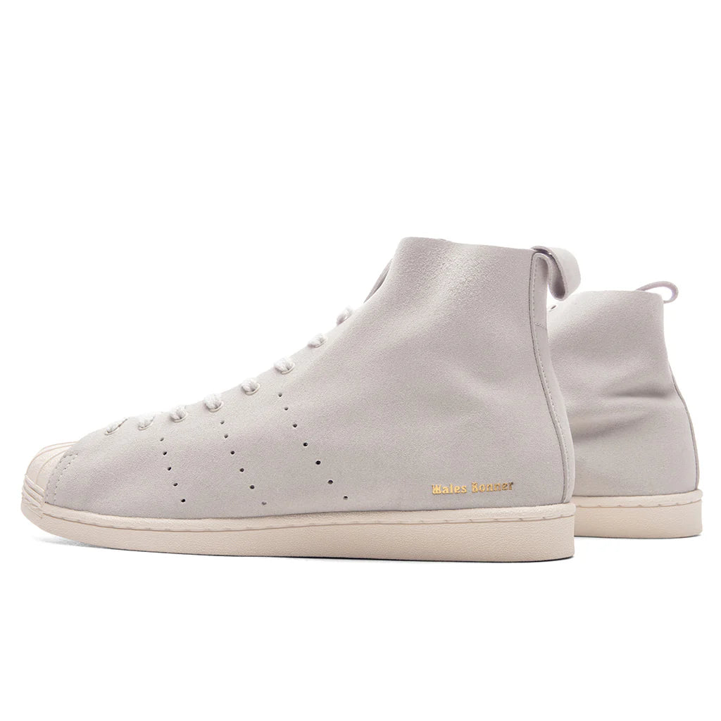 Adidas Originals x Wales Bonner Superstar Hi Supplier Colour Cream White Gold Metallic