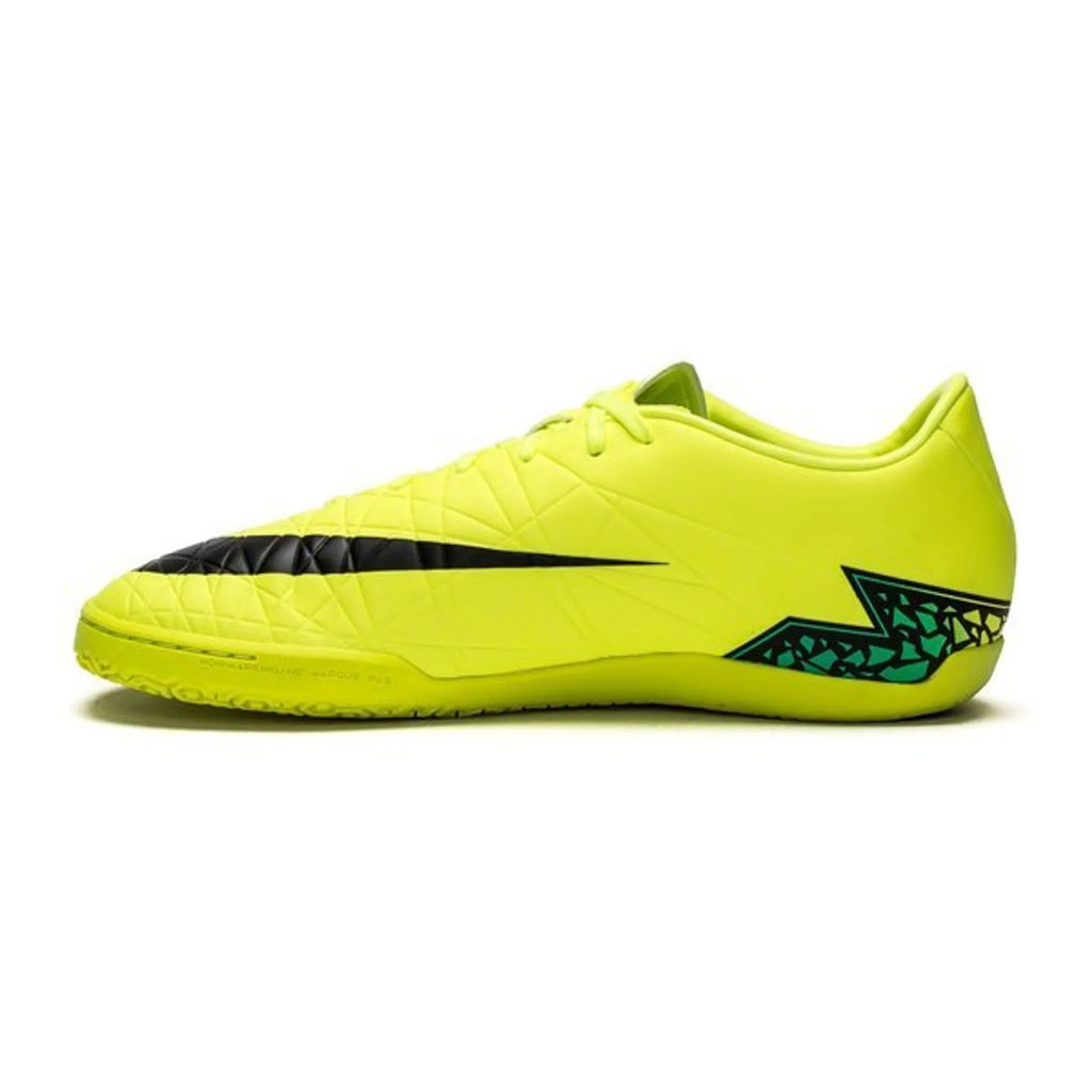 Nike HyperVenom Phelon II IC Indoor Soccer Shoes Volt Black Hyper Turquoise