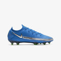 Nike Phantom GT Elit FG Firm Ground Soccer Cleats Blue Silver Green