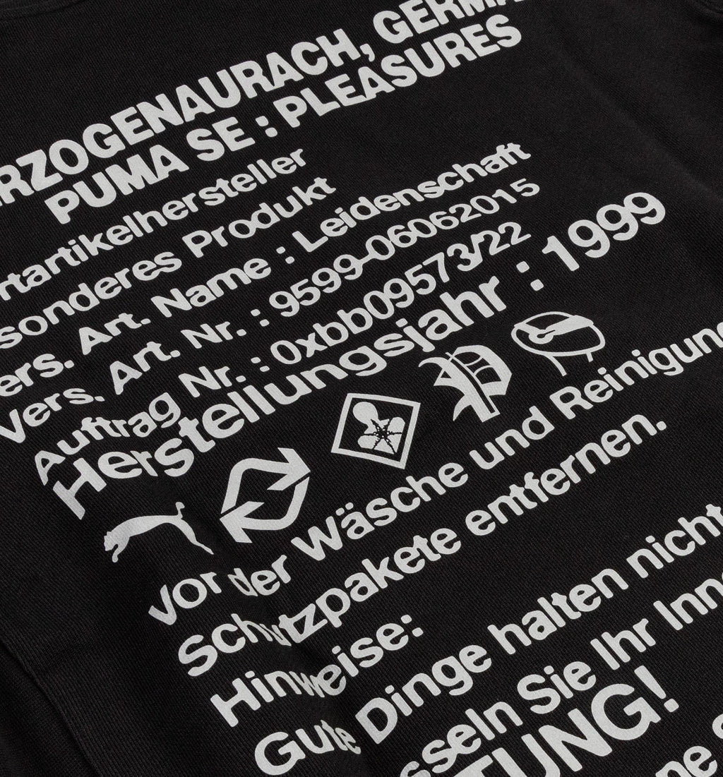 Pleasures Mens Hoodie Black