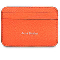 Leather Card Holder Fn Ux Slgs000275 Bright Orange