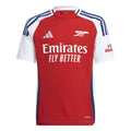 adidas Youth Arsenal Home Jersey 24 25 Scarlet White