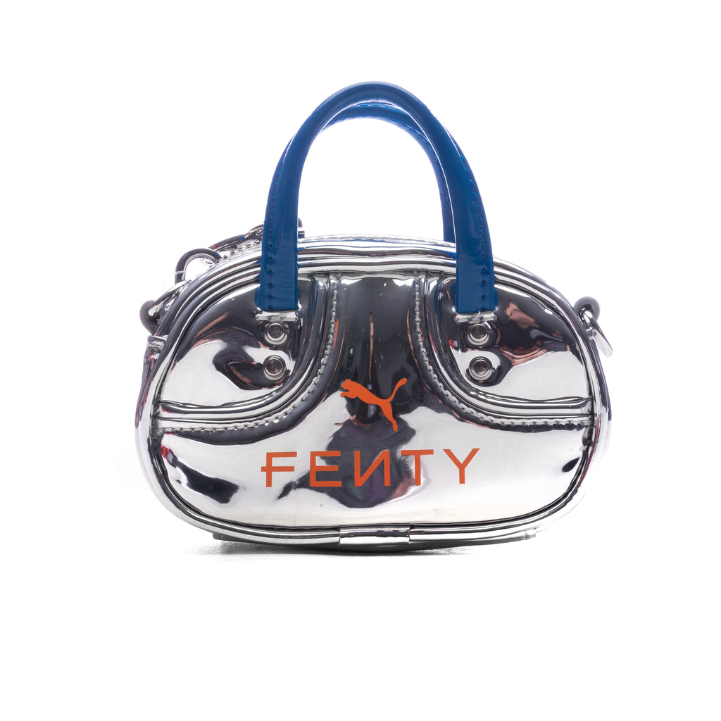 Puma x Fenty Pocket Grip Bag PUMA Silver Racing Blue Rickie Orange