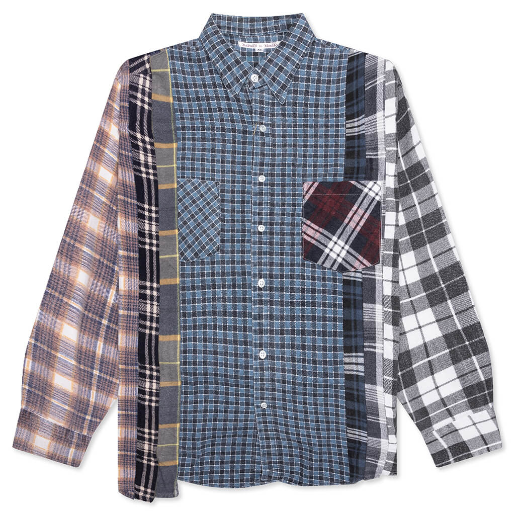 7 Cuts Flannel Shirt Assorted
