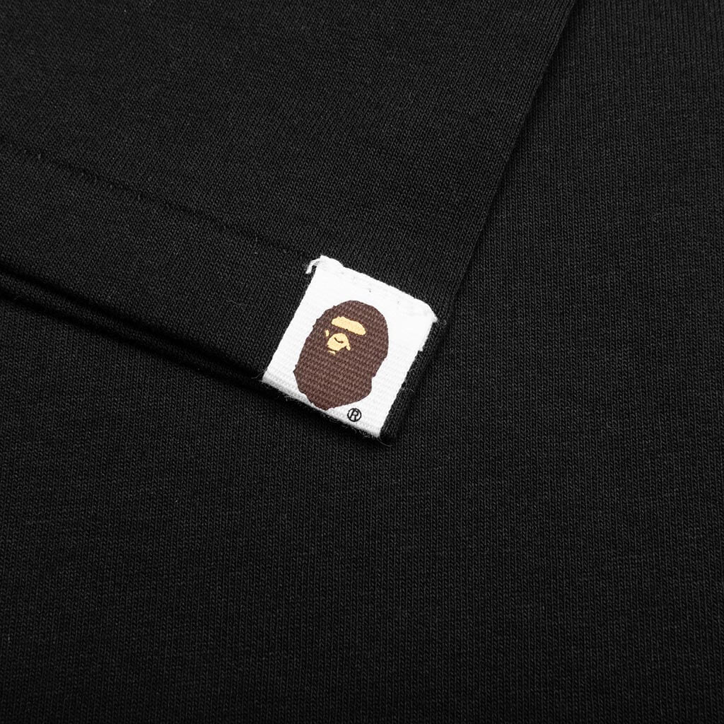 Kids Colorful A Bathing Ape Logo Tee Black