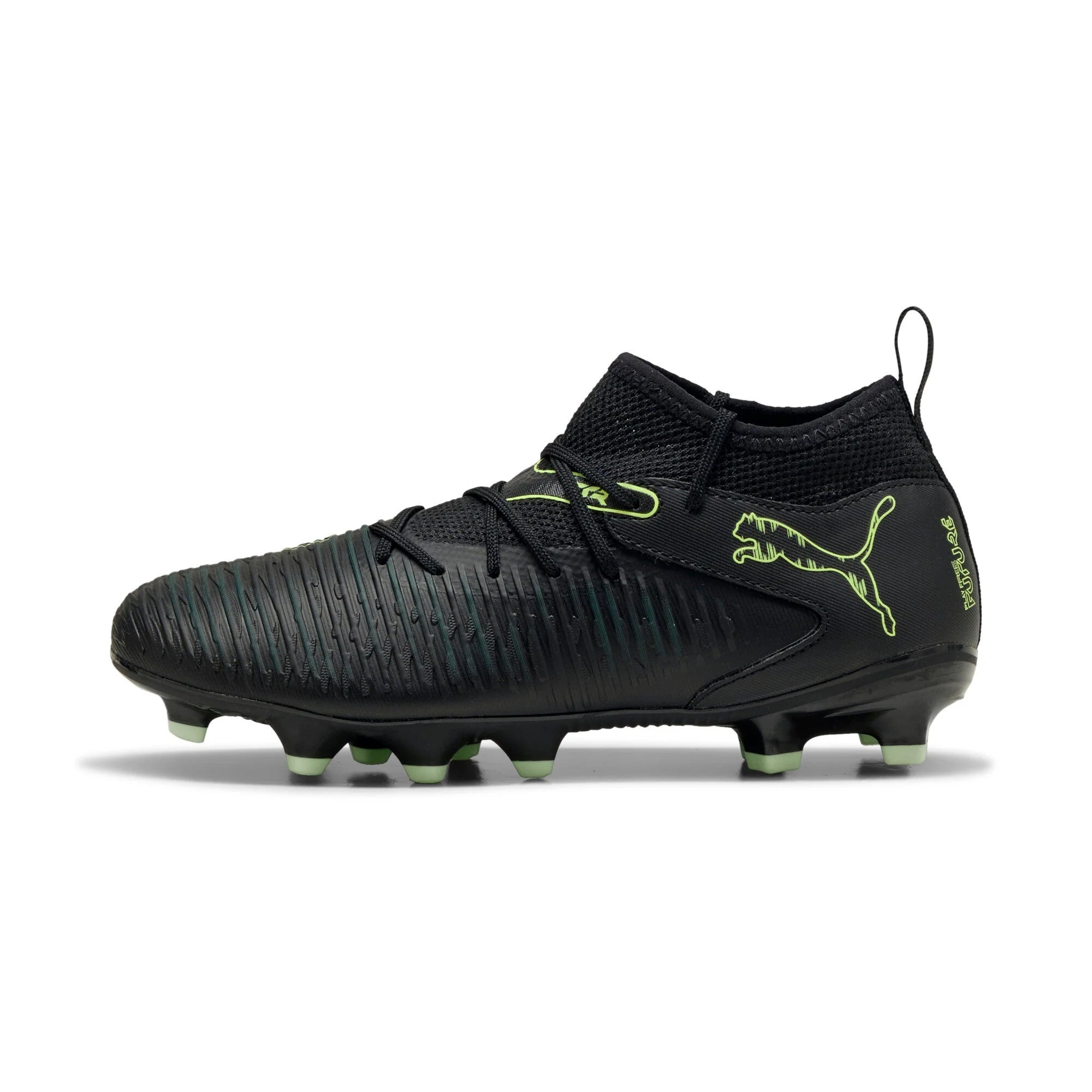 PUMA Future 8 Match FG AG Firm Multi Ground Kids Soccer Cleats Black