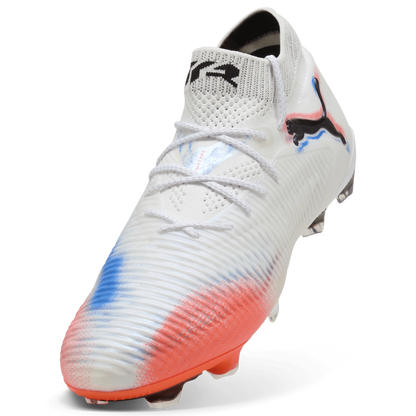PUMA Future 8 Ultimate Firm Ground Soccer Cleats White Black