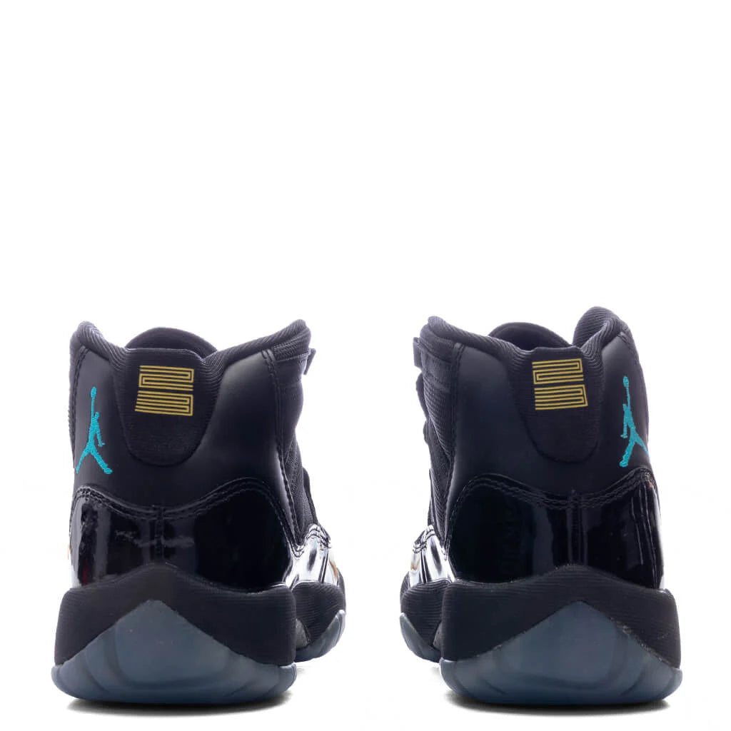 Air Jordan 11 Retro Gamma GS Black Gamma Blue Varsity Maize