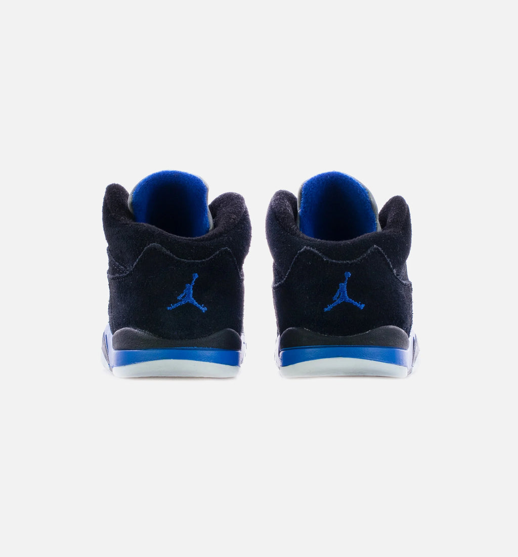 Air Jordan 5 Retro Racer Blue Infant Toddler Lifestyle Shoe Black Blue