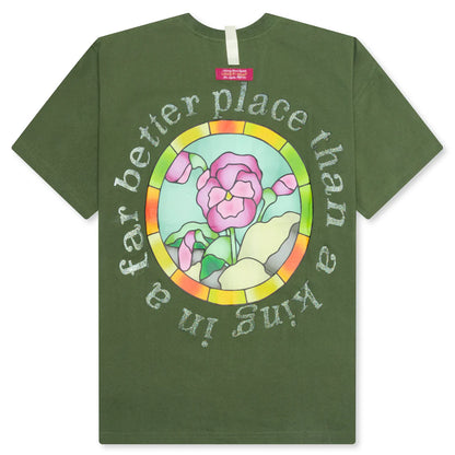 Voltaire S S T Shirt Bronze Green