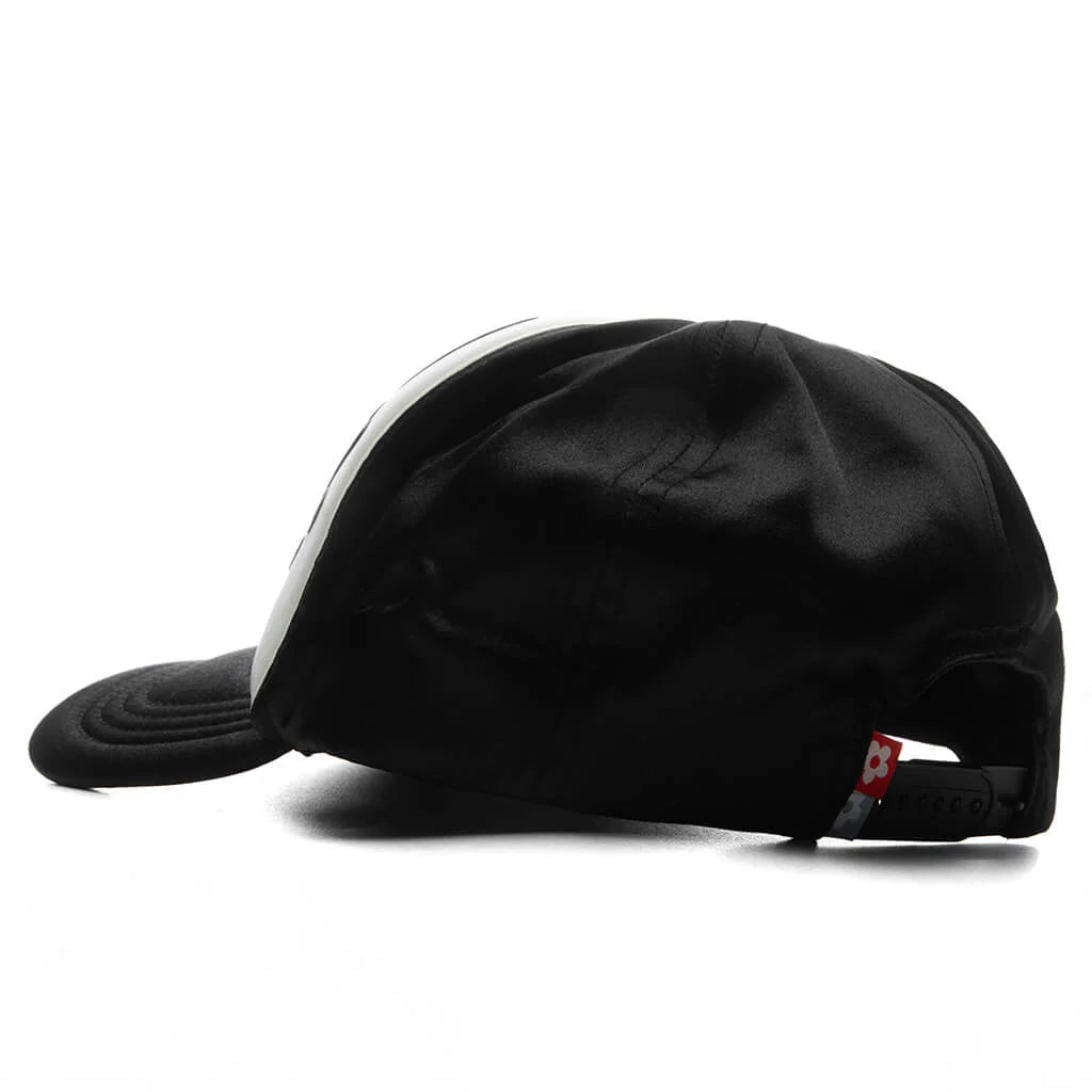Satin Eye Logo Trucker Hat Black