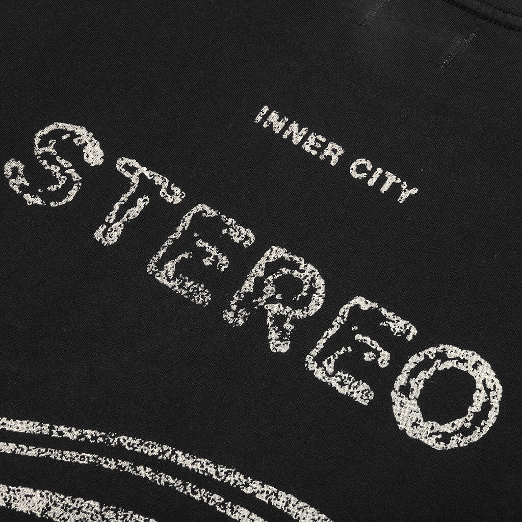 Stereo Mono Tee Black