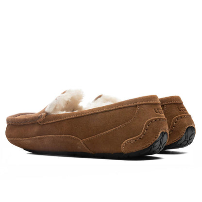 Kids Ascot Slipper Chestnut Suede