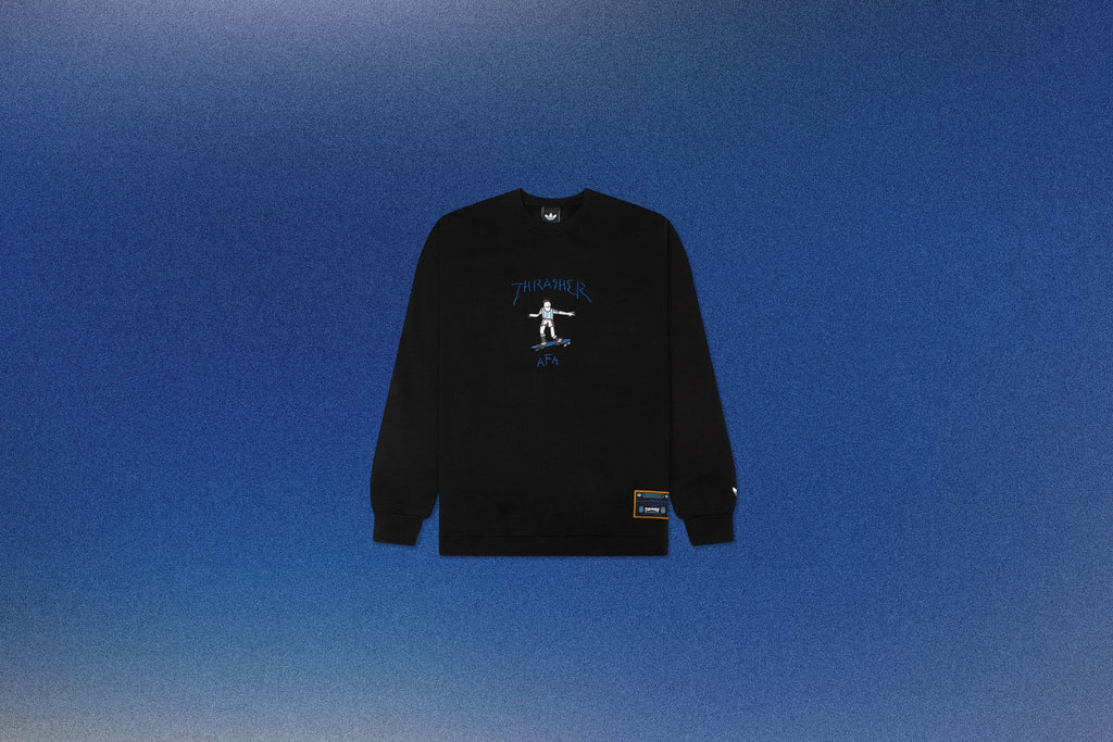 adidas Originals x Thrasher x AFA Argentina Crewneck 2 Black