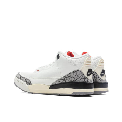 Air Jordan 3 Retro PS White Cement Reimagined Summit White Fire Red
