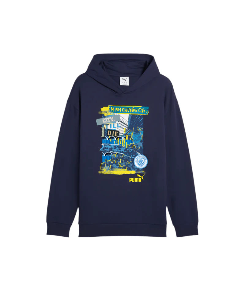PUMA Manchester City Ftblnrgy Hoodie Navy