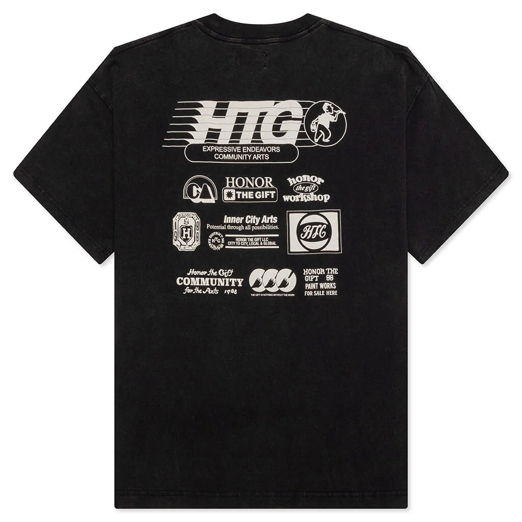 Paint Works Tee Black