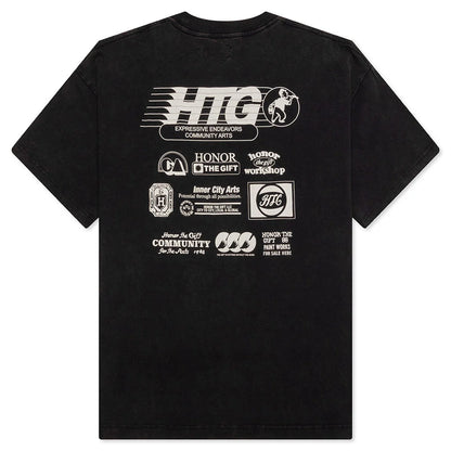 Paint Works Tee Black