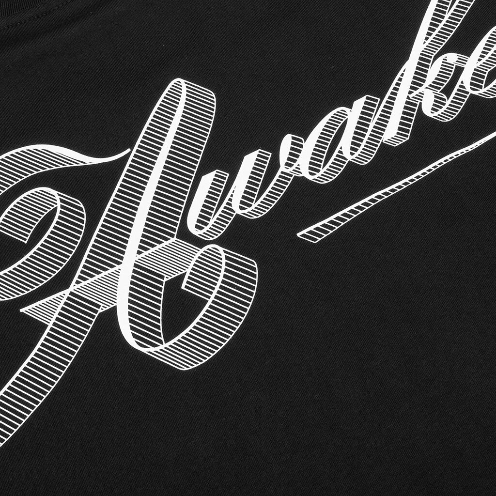 Script Tee Black