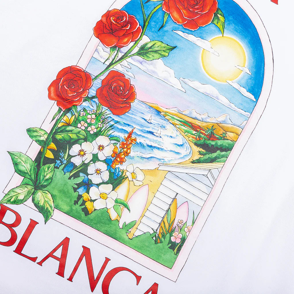 LA Days Printed T Shirt White