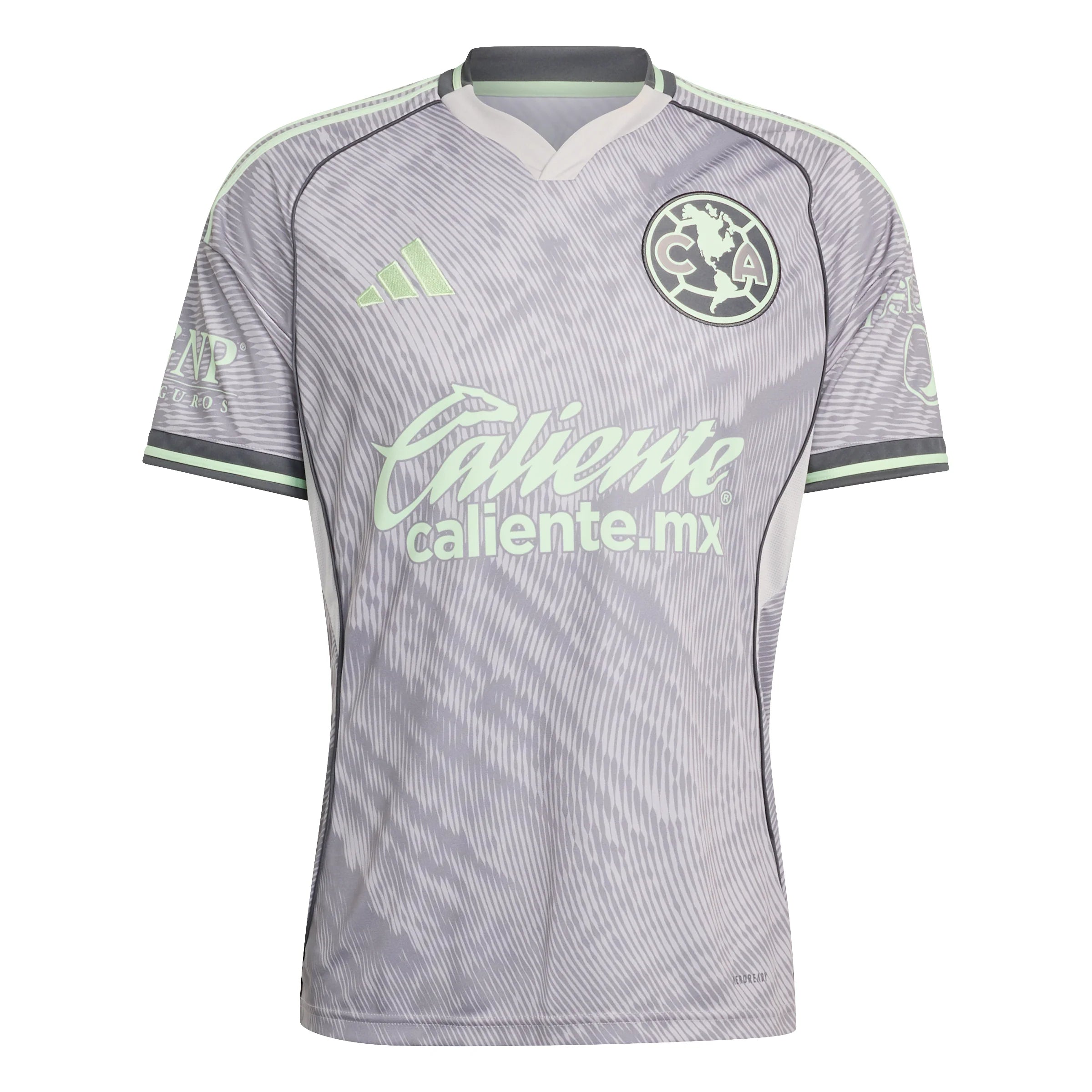 adidas Club America Third Mens Soccer Jersey 25 26 Grey