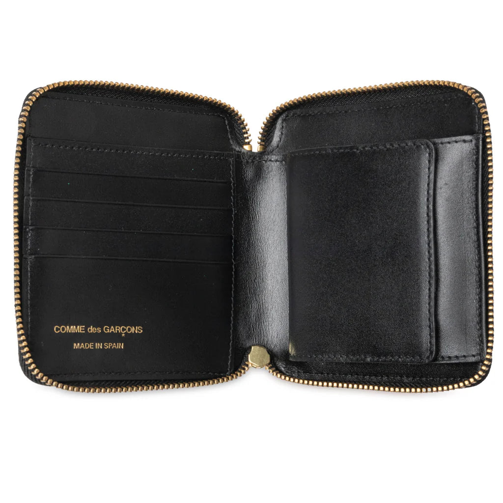Comme des Garcons Tartan Patchwork Wallet Red
