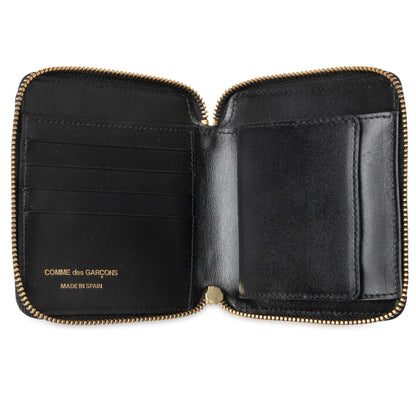 Comme des Garcons Tartan Patchwork Wallet Red