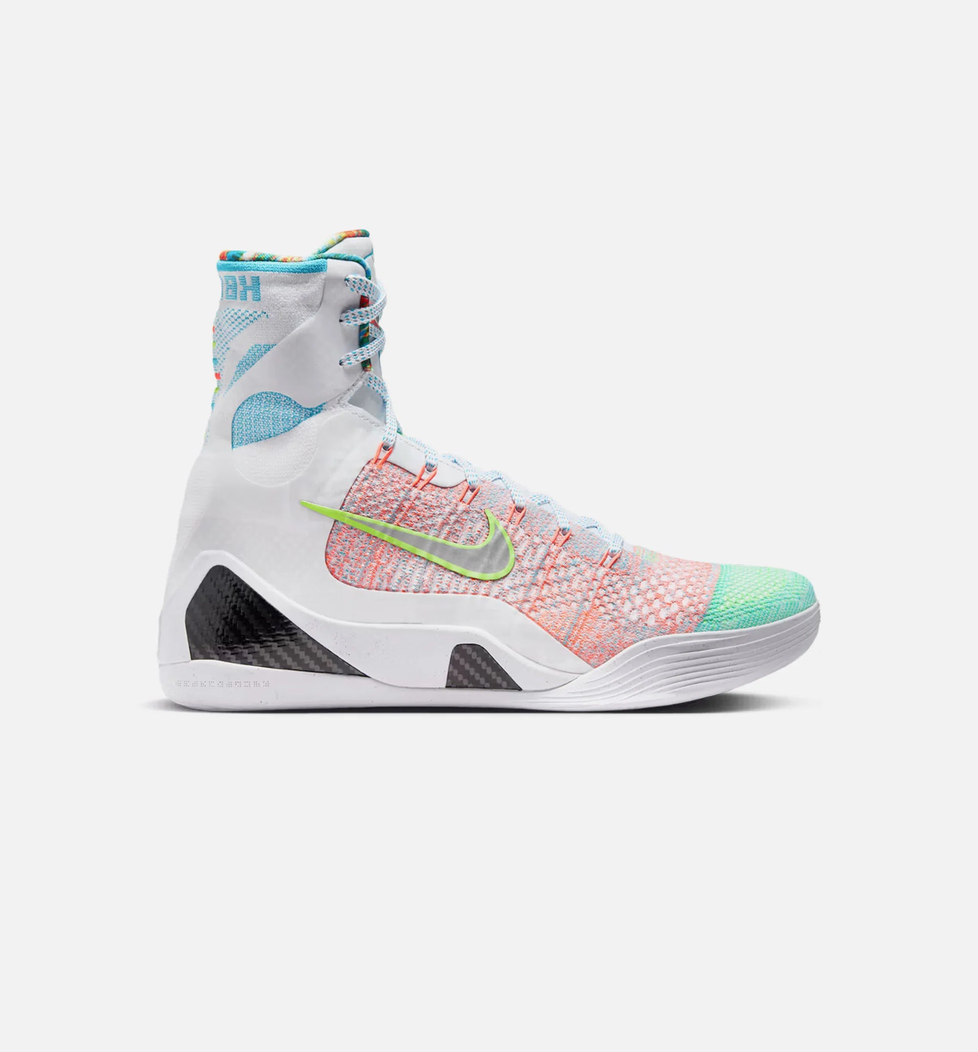 Kobe 9 Elite Protro What The Mens Lifestyle Shoe White Reflective Silver Chlorine Blue Black