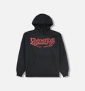 Off Road Pullover Mens Hoodie Black Red