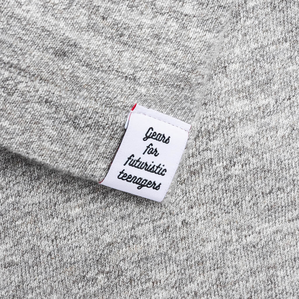 Heart Badge T Shirt Grey