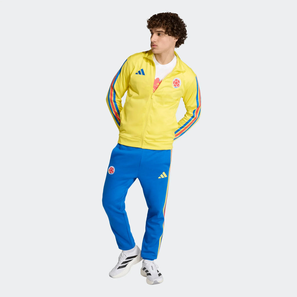 adidas Colombia DNA Track Top Soccer Jackets Yellow