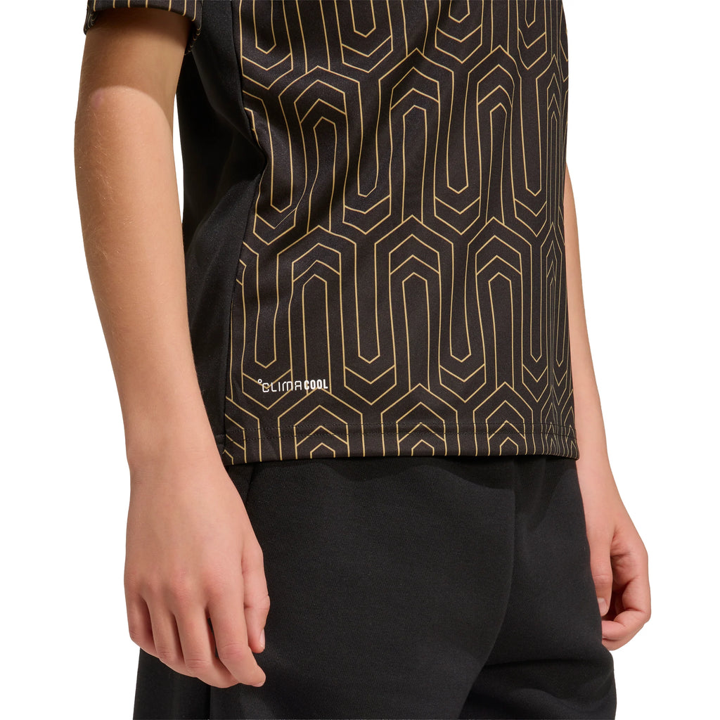 adidas Los Angeles FC Home Youth Soccer Jersey 26 27 Black