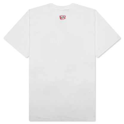 Bubble S S Tee White