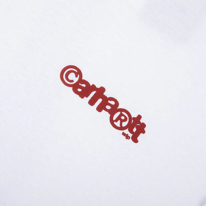 S S Ip Ringer T Shirt White Red Red
