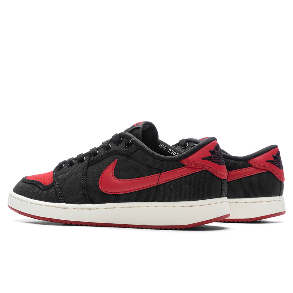 Air Jordan KO 1 Low Bred Black Varsity Red Sail