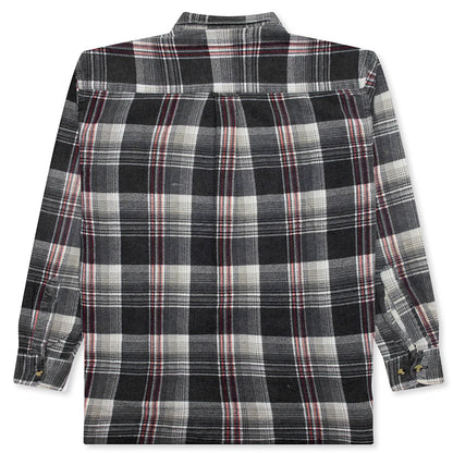 Ribbon Flannel Shirt Assorted