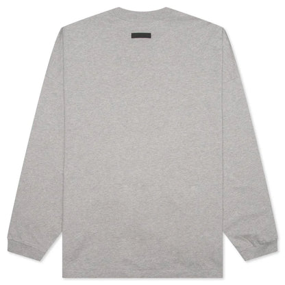 L S Tee Dark Heather Oatmeal