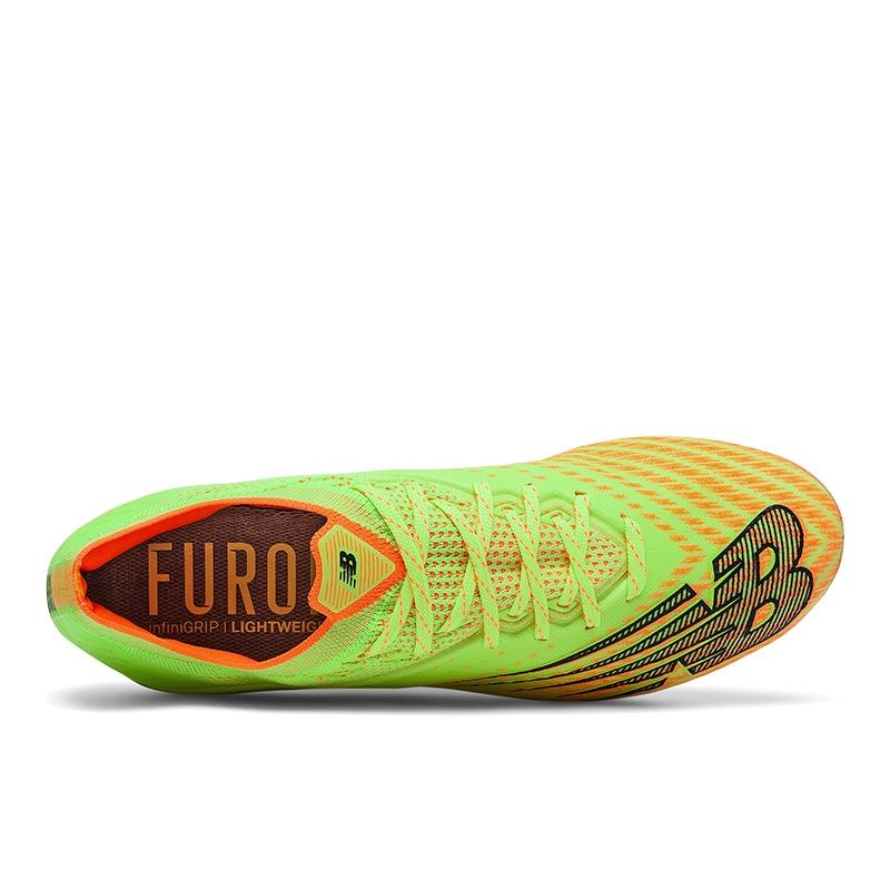New Balance Furon v6 Pro FG Wide 2E Firm Ground Soccer Cleats Bleached Lime Glo