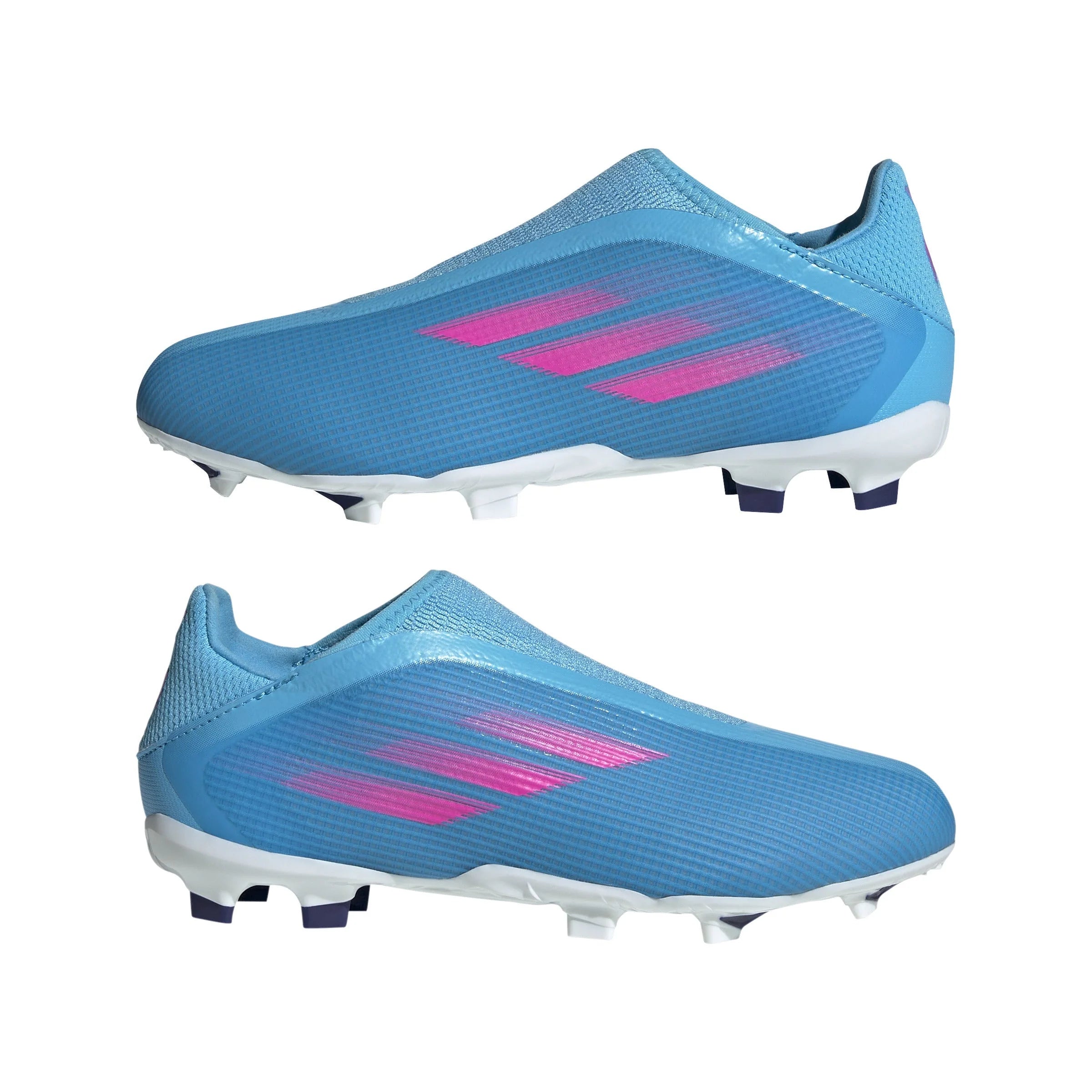 adidas Kids X Speed Flow 3 Laceless FG Firm Ground Cleats