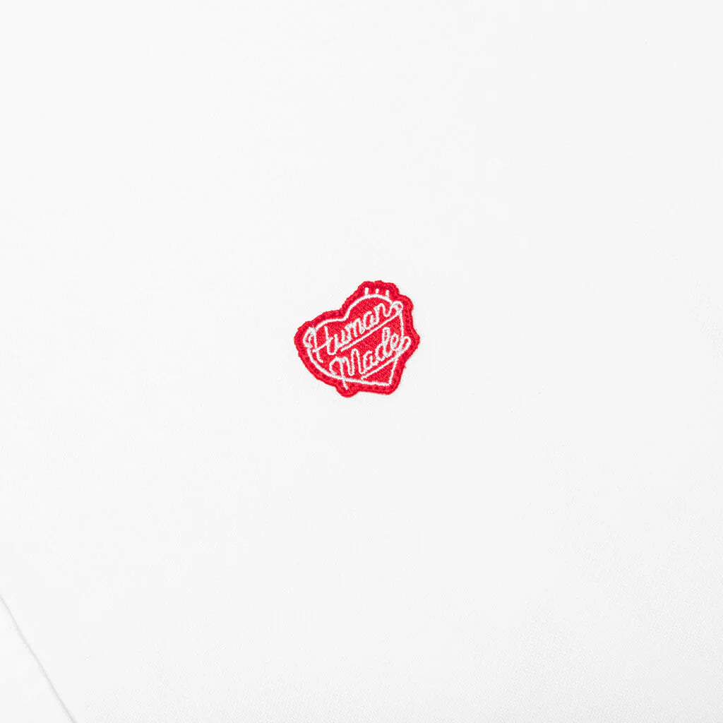 Oxford BD L S Shirt White