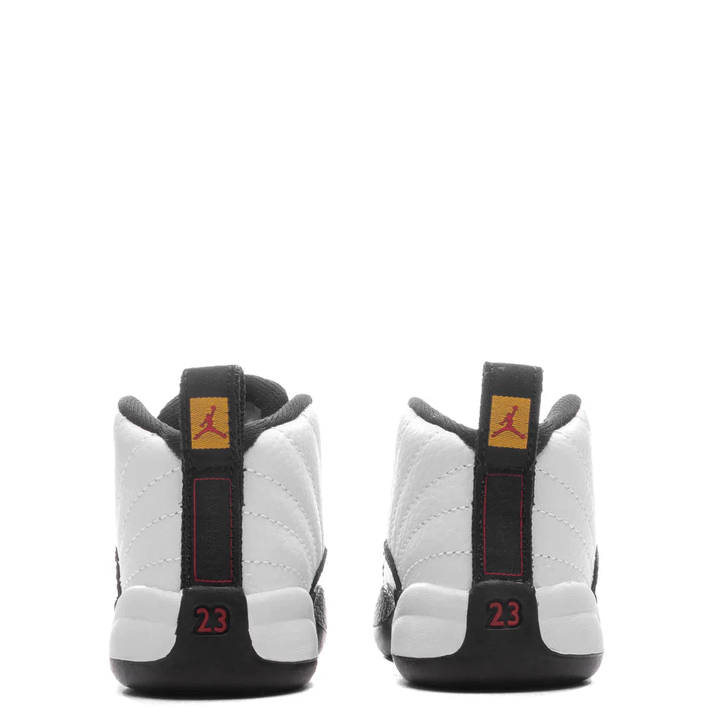 Air Jordan 12 Retro Taxi TD White Black Taxi