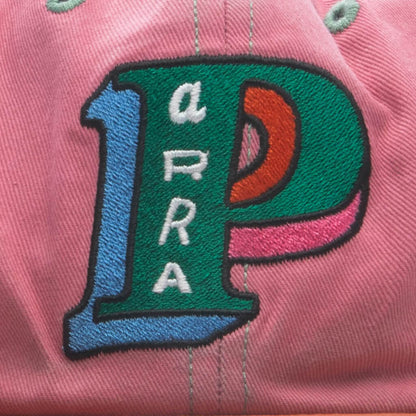 Slanted P 6 Panel Hat Pink