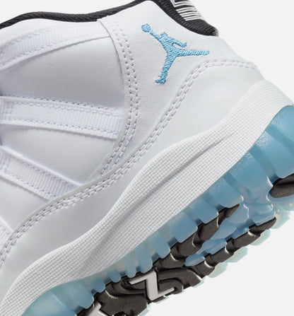 Air Jordan 11 Retro Legend Blue Preschool Lifestyle Shoe White Legend Blue Black Free Shipping