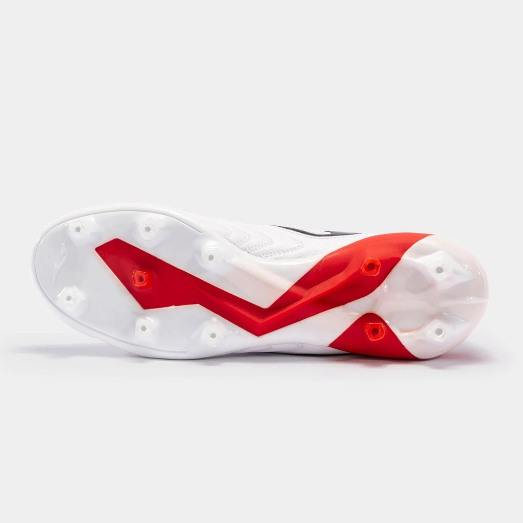 Joma Aguila Cup 2302 FG Firm Ground Soccer Cleats White Red