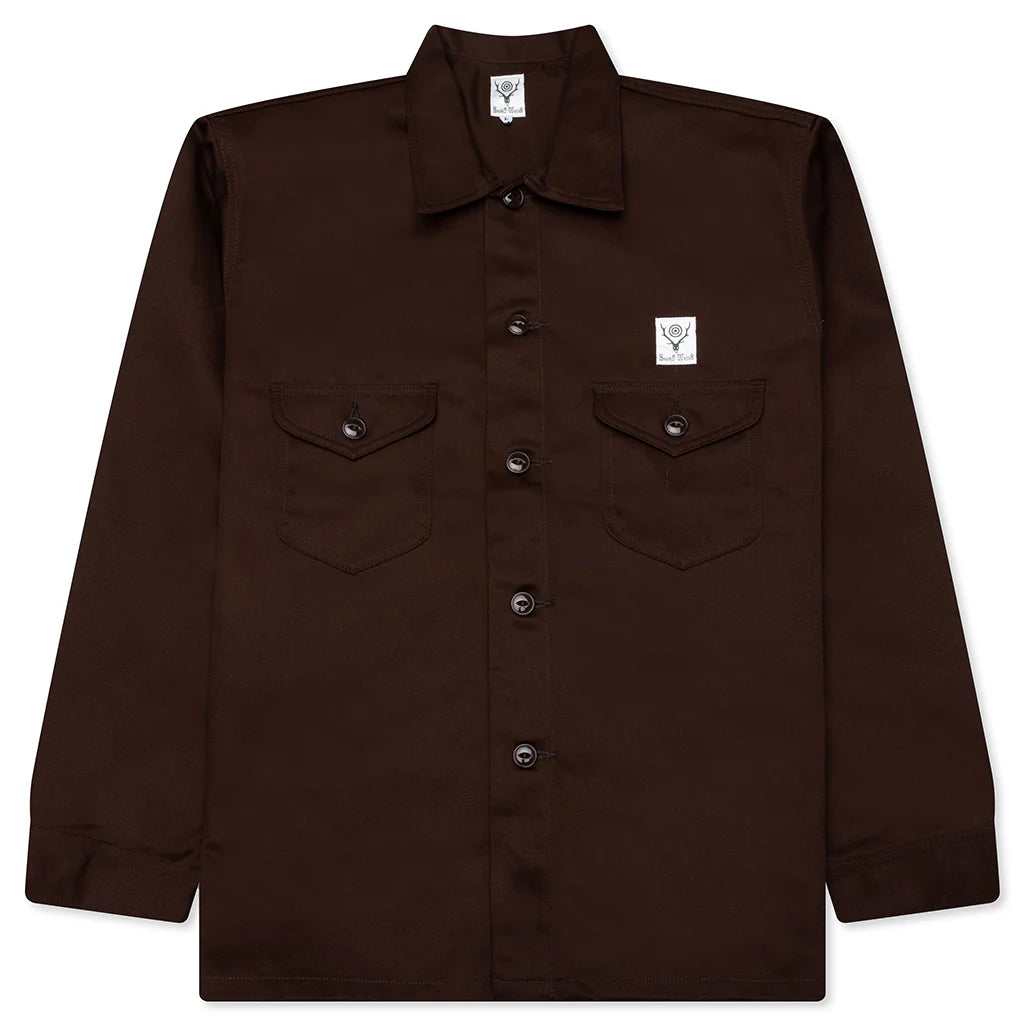 Smokey Twill Shirt Brown
